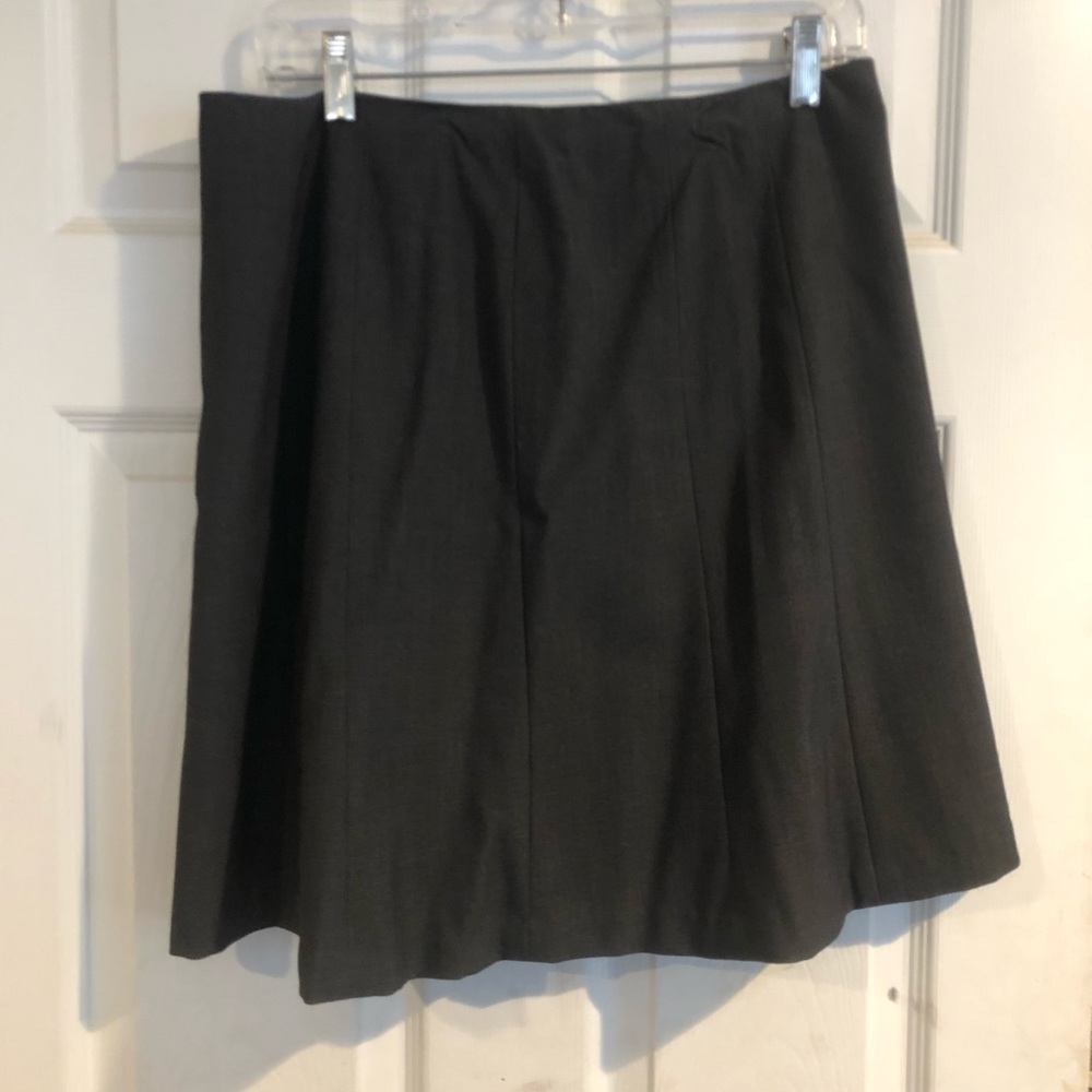 Calvin Klein a-line grey skirt, size 8.